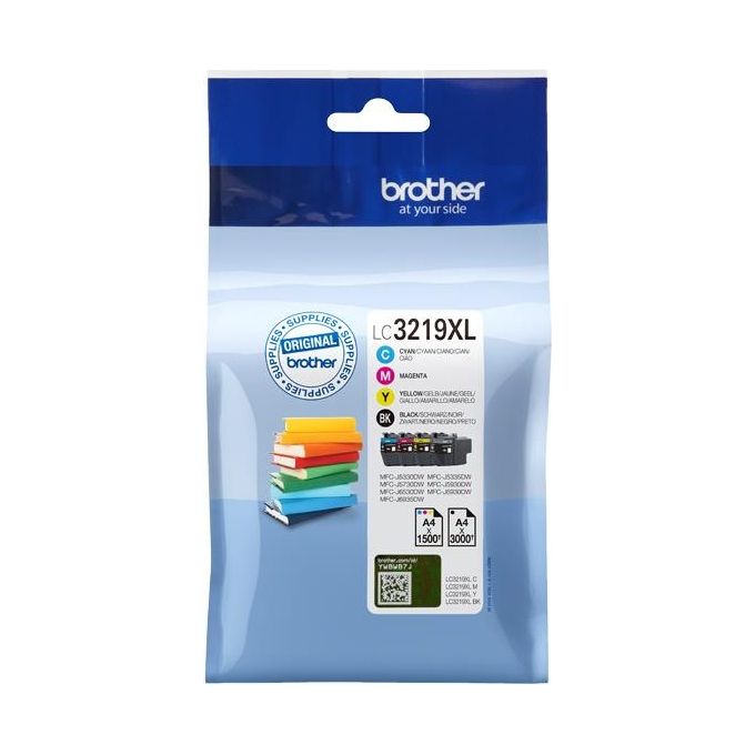 Image of Brother Lc-3219xlvaldr Cartuccia d'Inchiostro Originale Nero per Foto Multipack