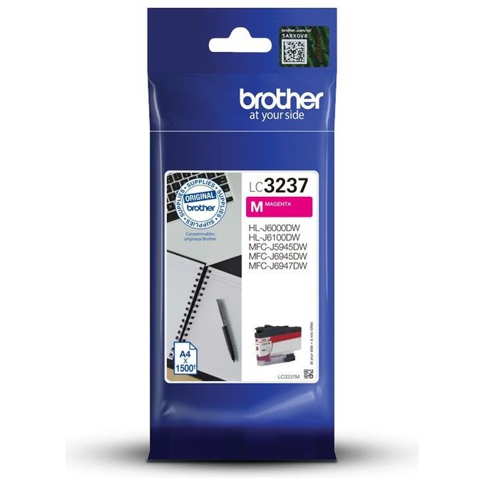 Brother LC3237M Cartuccia d'inchiostro Originale Resa 1500 pagine Tecnologia Inkjet colore Magenta