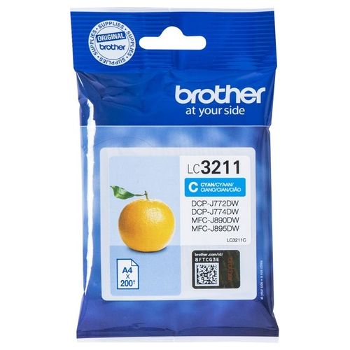 Brother LC3211C ciano 200pp per dcp-j572dw mfc-j491dw mfc-j890dw