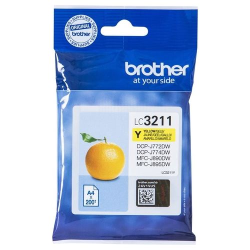 Brother LC3211Y giallo 200pp per dcp-j572dw mfc-j491dw mfc-j890dw