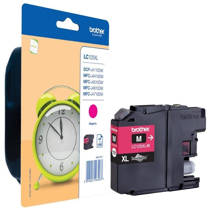 Image of Brother Magenta Lc-125xlm 1200 Pagine
