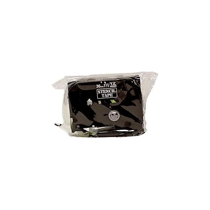 Brother Nastro per Etichettatrice 36mm Nero su Bianco 3mt