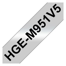 Nastro hg da 24mm nero Argento 5pz