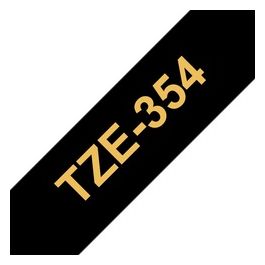 Nastro Laminato 24mm 8m Oro su Nero