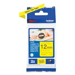 Brother Nastro Laminato H12mm(4m) nero su Giallo