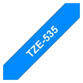 Nastro tipo tz 12mm Bianco blu