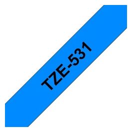 Nastro Tipo Tz 12mm Nero Blu