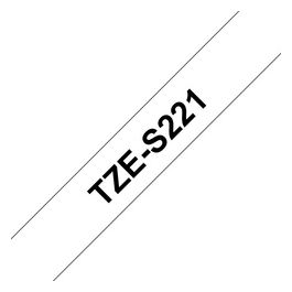Nastro Tz 9mm Nero Bianco Adesivo