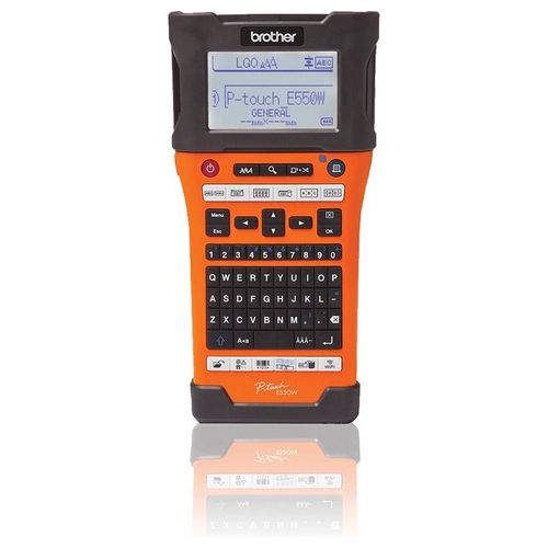 Brother P-Touch PT-E550WVP Etichettatrice in bianco e nero trasferimento termico Rotolo (2,4 cm) 180 x 360 dpi fino a 30 mm/sec USB 2.0, Wi-Fi(n) stampa su 7 righe