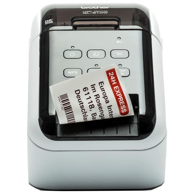 Brother QL-810WC Stampante per Etichette Termica Diretta A Colori 300x600 Dpi Con Cavo e Senza Cavo Dk