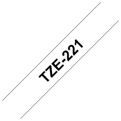 Brother rotolo etichette 9mm (8metri) TZ-221 per PT-1280/1000