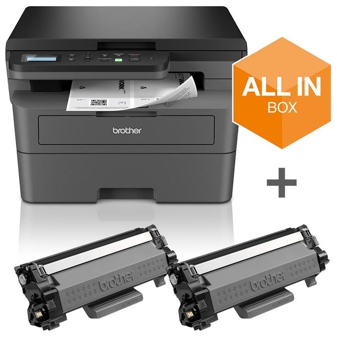Image of Brother Stampante Brother Multifunzione Laser Dcp-l2627dwxl a4 3in1 32ppm Stampa f-r lcd 250fg usb wifi (toner in Dotaz. 6k)