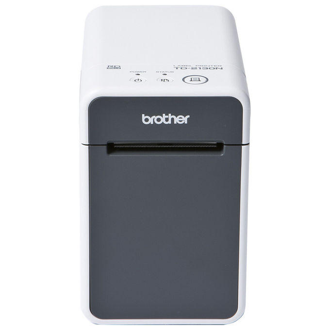 Brother TD2135NXX1 TD-2135N Stampante Etichette Termica Diretta 300x300 DPI Ethernet LAN Grigio Bianco