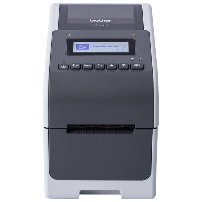 Brother stampante per etichette TD-2350D203 termica diretta 203 dpi 152 mm-s Wi-Fi Bluetooth LAN USB display LCD
