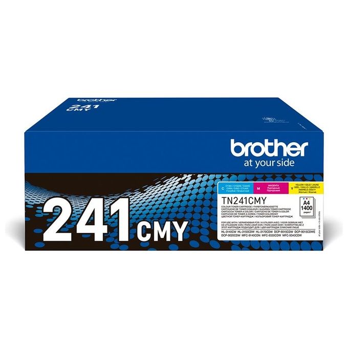 Image of Brother TN-241CMY Toner 3 Pezzi Originale Ciano Magenta Giallo