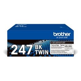 Brother TN-247BKTWIN Toner 2 Pezzi Originale Nero