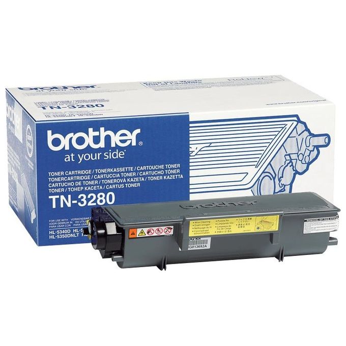 Brother TN3280 Toner Laser Alta Capacita' 8000 Pagine per HL-5340D HL-5350DN DCP-8070D DCP-8085DN colore Nero