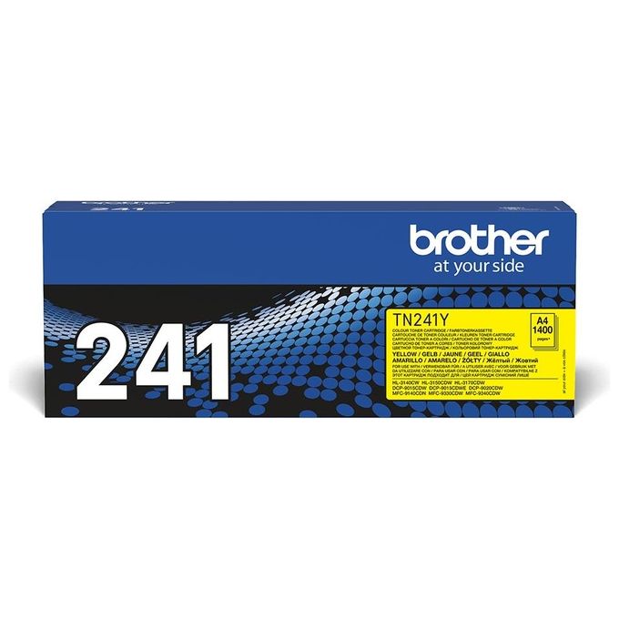 Brother TN-241Y Toner Originale per Stampanti Laser a Colori 1400 Pagine colore Giallo