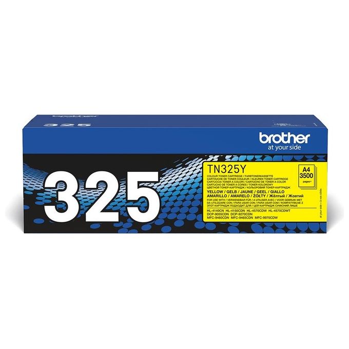 Brother tn-325y toner giallo per hl-4150cdn/hl4140cn/mfc-9460cdn/mfc-9465cdn/dcp-9055cdn garanzia italia (tn-325y)