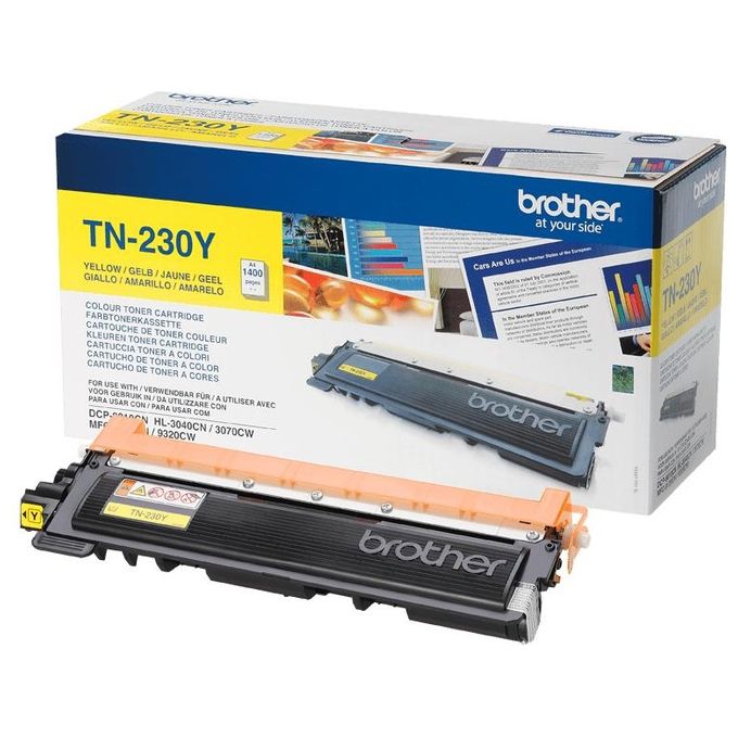 Image of Brother Toner giallo TN-230Y da 1.400 pagine per Serie 230 (DCP 9010CN MFC 9120CN MFC 9320CW HL-3040 CN HL-3070 CW)