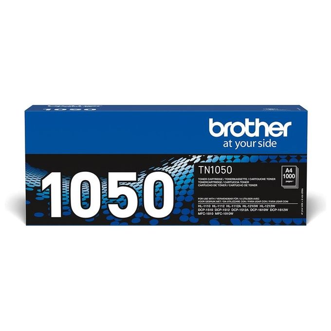 Brother TN1050 Toner Originale Laser per HL1110 HL1112 DCP1510 1000 pagine colore Nero