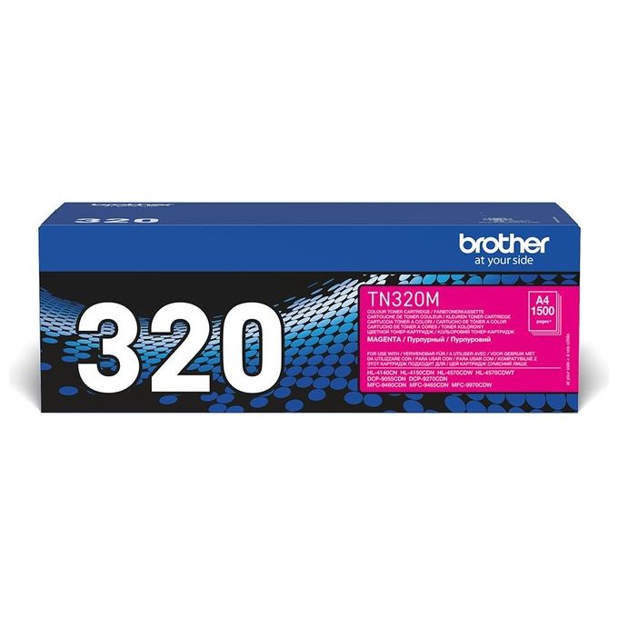 Brother TN-320M Toner Originale Magenta 1500 pagine colore Magenta