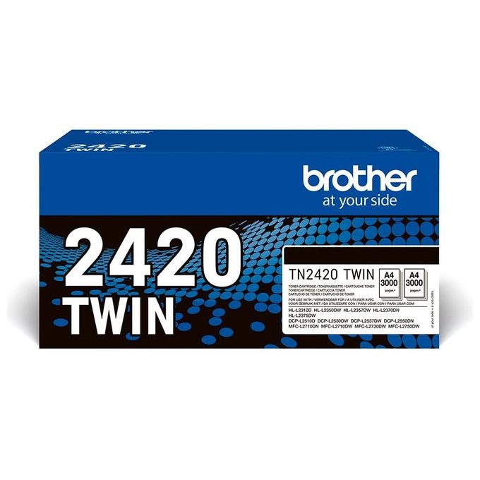 Image of Brother TONER N 3K PK2 Toner 2 Pezzi Originale