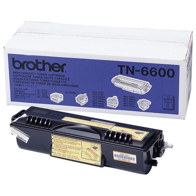 Brother TN6600 Toner Originale Nero 6000 Pagine colore Nero
