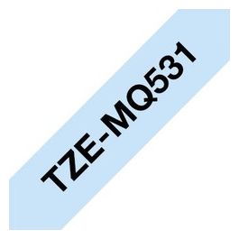 TZE-MQ531 Nastro per Etichettatrice Nero su Blu 12mm