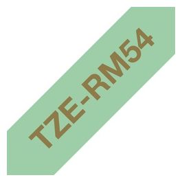 TZE-RM54 Nastro per Stampante Oro Verde Menta 24mm