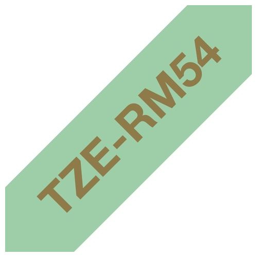 Brother TZE-RM54 Nastro per Stampante Oro Verde Menta 24mm
