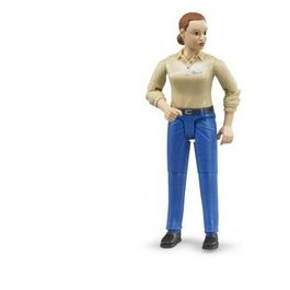 60408 - Donna Pelle Chiara Con Blue Jeans