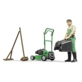 Bworld Giardiniere con Tosaerba e Attrezzi