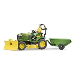 John Deere Trattore Tosaerba con Rimorchio
