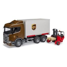 Scania Super 560r Camion Ups Portacontainer con Muletto