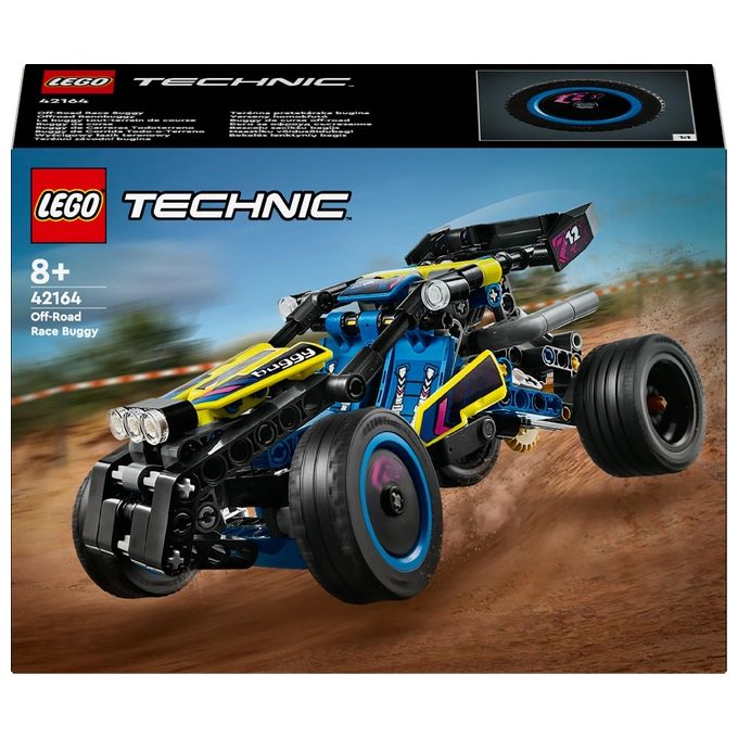 LEGO Technic 42164 Buggy da Corsa, Macchina Giocattolo per Bambini da 8 Anni in su, Regalo Amanti Modellini di Auto da Gara
