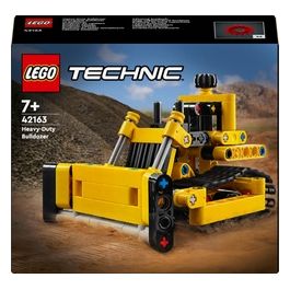 LEGO Technic 42163 Bulldozer da Cantiere, Giochi per Bambini e Bambine di 7+ Anni, Regalo per Amanti dei Veicoli Giocattolo