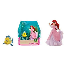 Bullyland, Set Personaggi Ariel e Flounder, Principesse Disney, Dipinto a Mano