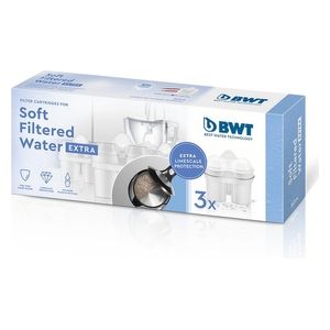 BWT 814873 Confezione da 3 Pezzi Soft Filtered Water EXTRA