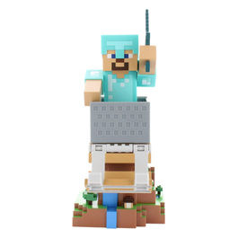 Steve in Diamond Armour Minecraft Holder