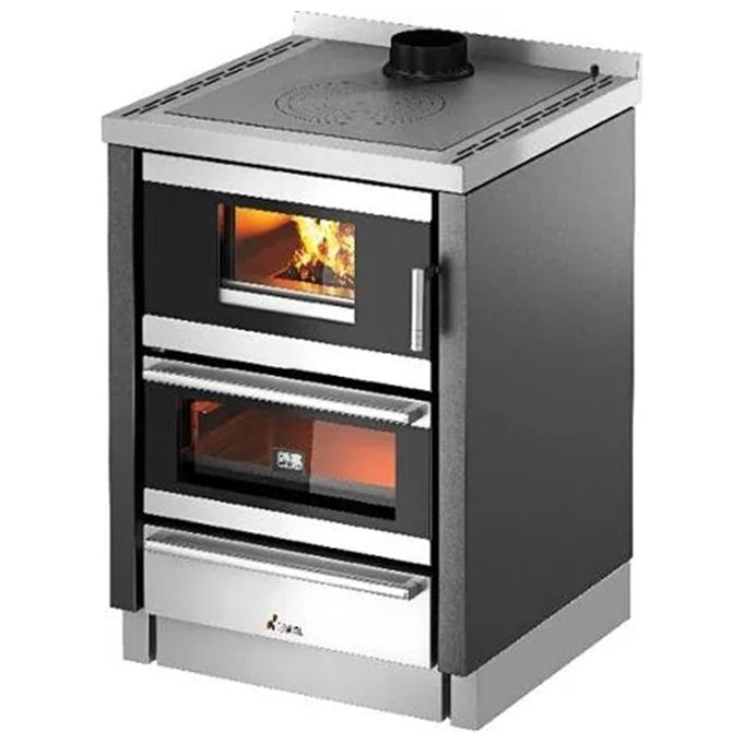 Cadel Cucina a Legna Kook 60 4.0V Antracite
