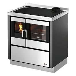 Cucina a Legna Ventilazione e Luce Kook 80 Antracite