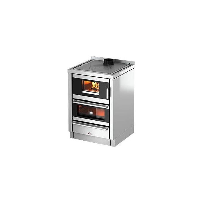 Cadel KOOK 60 4.0 Cucina a Legna Inox