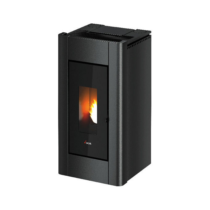 Cadel Stufa a Pellet Canalizzabile Prince Plus 11 Antracite 11 kW