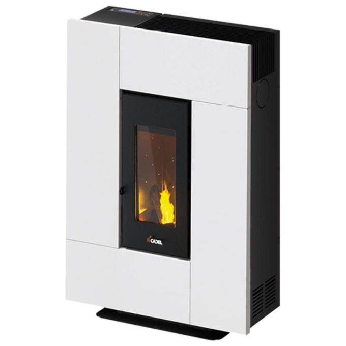 Cadel, Stufa a Pellet Grace 7, 7 kW, Bronzo, Grigio, Rosso, Nero, Bianco