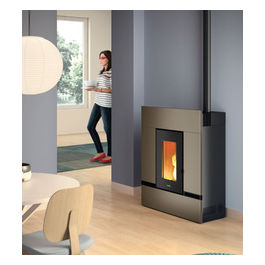 Stufa Pellet Mithos Plus 14 Up Twin Titanium
