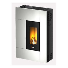 Cadel, Stufa a Pellet Ventilata Spirit 5, 5.2 kW, Grigia, Rossa, Bianca