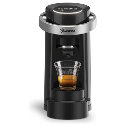 Caffè Borbone BLUEMOONNERA Bluemoon Macchina da caffè Cialde ESE 44mm 0.9 L 15 bar 650 W Funzione Acqua Calda colore Nero