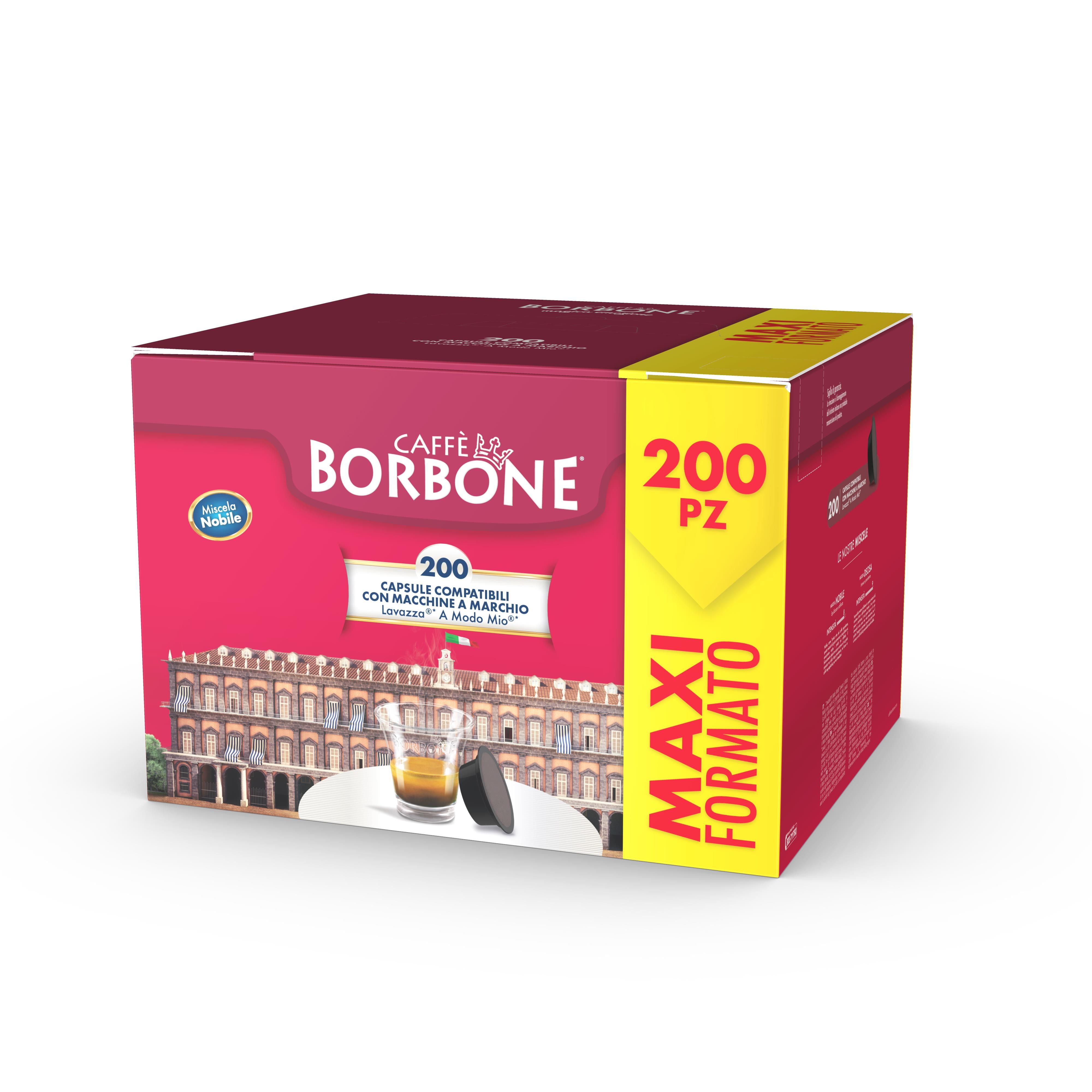 Borbone Box 50 Capsule Caffè - Miscela Nobile compatibili Nespresso Borbone