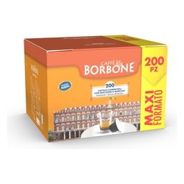 Caffe Borbone Cialde Miscela Nobile 200 Pezzi Compatibile Nespresso